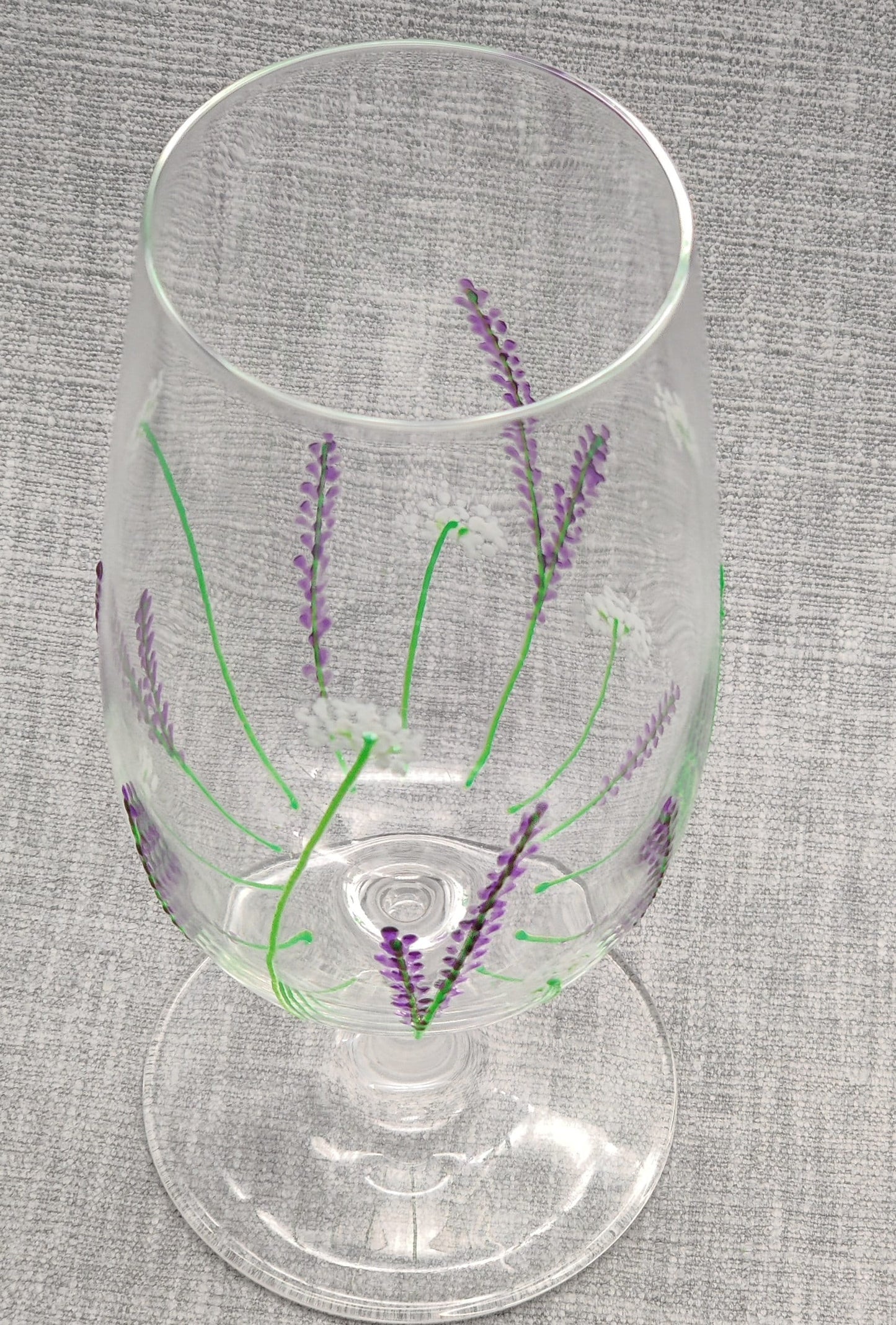 Lavender design beer glass